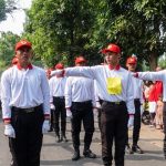 Gerak Jalan Pondok Blawe Raih Prestasi di Kecamatan Purwoasri