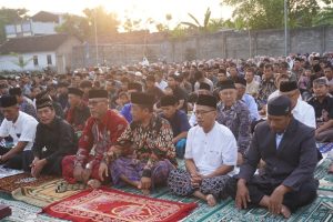 Camat Purwoasri Hadiri Shalat Idul Adha di Pondok Blawe