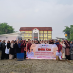 Santri Pondok Blawe Sukseskan Pencanangan BBGRM XXIII